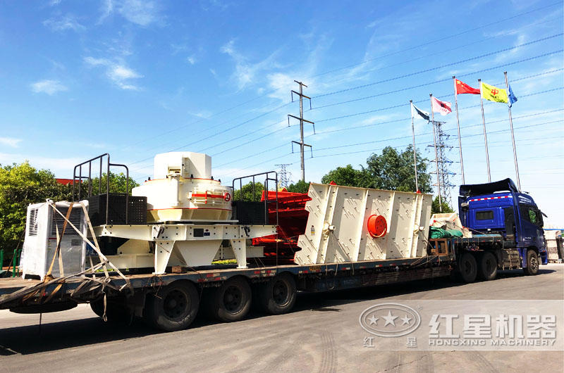 專車運(yùn)輸，提供全套大理石廢料制砂機(jī)設(shè)備